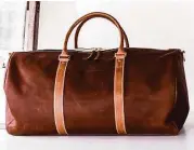  ??  ?? Texas Rover Co.’s Balmorhea Bag, $580-$680