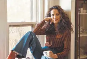  ?? Linda Kallerus, Sundance Selects ?? Andie MacDowell as Suzanne in “Love After Love.”