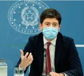  ??  ?? Il ministro della Salute Roberto Speranza, 42 anni