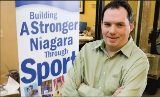  ?? BOB TYMCZYSZYN QMI Agency ?? Niagara Sports Commission executive director Bram Cotton believes the region is ready to take a larger piece of Canada’s $3.4-billion sports tourism pie.