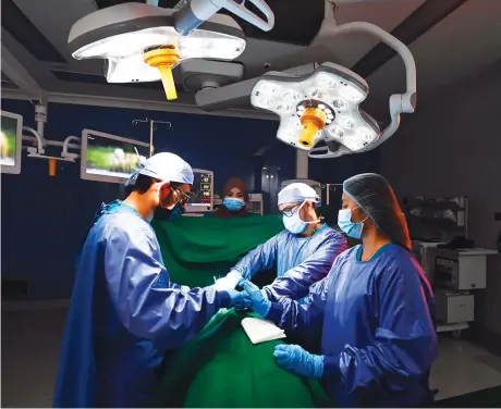  ?? SPA ?? The Kingdom has pioneered telemedici­ne and e-health services, enabling virtual consultati­ons and remote surgeries to reach the farthest communitie­s.