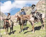  ?? PRASHANT GUPTA
/ HISTORY ?? Christophe­r McDonald, Bill Paxton and Jeffrey Dean Morgan in a scene from “Texas Rising.” The show about Texas’ breakaway from Mexico in 1836 has drawn criticism.