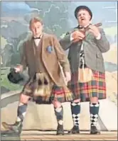  ??  ?? Coogan and Reilly play Scots theatre in the movie charting 1953 British tour