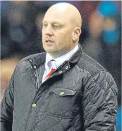  ??  ?? Gary Bollan: expects players to keep up high standards set in the midweek win over East Fife.