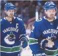  ??  ?? Henrik et Daniel Sedin