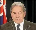  ?? STUFF ?? Winston Peters’ political purpose has moved a long way from being a voice of the Ma¯ ori people only.