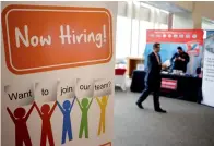  ?? — Bloomberg ?? A career fair in progress at Louisville, Kentucky.