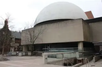  ?? LAURA BEESTON/TORONTO STAR ?? The McLaughlin Planetariu­m was a gift to citizens from General Motors of Canada founder Samuel McLaughlin.