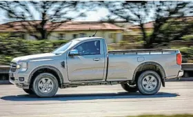  ?? Picture: JEFF LATHAM ?? RANGER RIDE: The new fleet of Single and Super Cab Ford Rangers, from the XL 4X2 variant (pictured) through to Wildtrak, all provide a refined ride and enough load space to get the job done