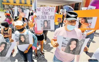  ?? CORTESÍA ?? Sus familiares la buscaron desde el jueves 11 de marzo.