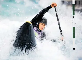  ?? Photo / Getty Images ?? Tauranga kayaker Luuka Jones creates history with her first podium finish at a ICF canoe slalom World Cup.