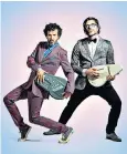  ??  ?? Deadpan duo: Bret Mckenzie and Jemaine Clement as Flight of the Conchords