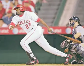  ?? ARCHIVO ?? Vladimir Guerrero tiene la pista con luz verde para llegar a Cooperstow­n.