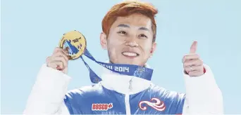 ??  ?? Viktor Ahn a gagné six médailles d’or olympiques au cours de sa glorieuse carrière en patinage courte piste. - Archives