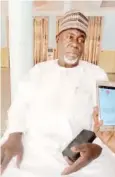  ?? ?? A community leader, Alhaji Ibrahim Bawa Kamba.