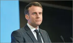  ??  ?? Emmanuel Macron a fait de ce dossier l’une des priorités du quinquenna­t.