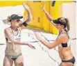  ?? FOTO: FIVB ?? Erneut in Mexiko im Einsatz: Karla Borger (li.) und Julia Sude.