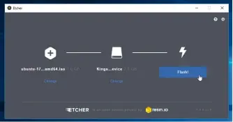  ??  ?? Etcher is open-source and the simplest way to create USB boot media from ISO files.