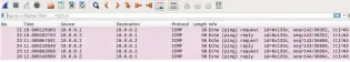  ??  ?? Figure 8: Ping packets (ICMP) captured