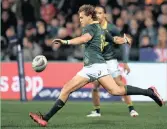  ??  ?? Springbok Andries Coetzee will be facing the Irish today in the Test match in Dublin.