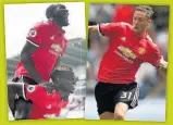  ??  ?? TOP BUYS Lukaku and Matic improve United