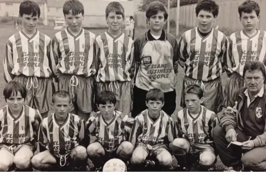  ??  ?? The Slane Wanderers under 12 team