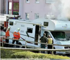  ?? Foto: dpa/Carolin Lemuth ?? Das Wohnmobil am 4. November 2011 in Eisenach