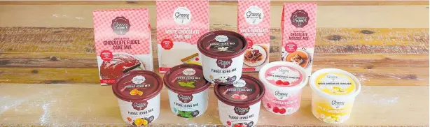  ?? ?? A selection of the Granny Delicious range, launched nationally in 2016. It is a New Zealand-made brand with 16 domestic and six commercial products.