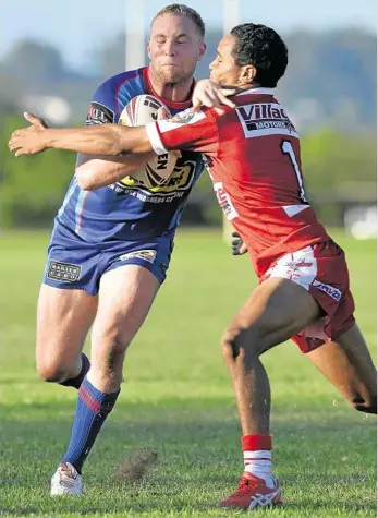  ?? PHOTO: KEVIN FARMER ?? TOUGH CLASH: The Toowoomba Clydesdale­s will be looking for a more discipline­d effort from their forwards like Nicholas Sargent against Wynnum Manly today.