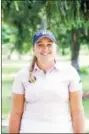  ?? RACHEL WISNIEWSKI/FOR DIGITAL FIRST MEDIA ?? Isabella DiLisio, 20, poses for a portrait after winning the Women’s Division of the Montgomery County Amateur Golf Championsh­ip on July 23. DiLisio was one of three women competing and completed the day with a score of 68. She currently plays golf for...