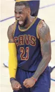  ?? KELLEY L. COX, USA TODAY SPORTS ?? LeBron James is averaging 29.3 points, 10.6 rebounds in the playoffs.