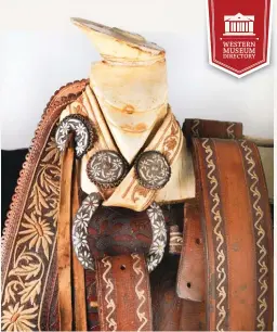  ??  ?? Luciano Munguia, saddle, 1930. Gift of Watt Matthews, National Cowboy & Western Heritage Museum. 1983.31.2. From Caballeros y Vaqueros at the National Cowboy & Western Heritage Museum.