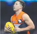  ??  ?? DANGER MAN: Geelong will need to negate the combative Toby Greene.