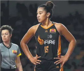  ??  ?? RECRUIT: Townsville Fire’s Zitina Aokuso will play for the Geelong Supercats.