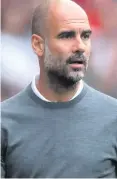  ??  ?? Delighted: Manchester City manager Pep Guardiola