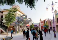  ??  ?? The Dubai Parks and Resorts complex received over 300,000 visitors in the last two months of 2016. — File photo