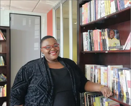  ??  ?? MAKING A MARK: Publisher and founder of BlackBird Books, Thabiso Mahlape, believes that self-publishing offers a different perspectiv­e to the industry.