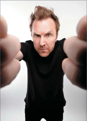  ??  ?? Jason Byrne comes to the Hawk’s Well this February.