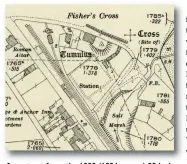  ?? Crown Copyright ?? 24
An extract from the 1925 (1924 survey) 25 inch OS map shows the siting of Port Carlisle’s second engine shed and its turntable. Surprising­ly, the point previously shown immediatel­y south of that to the engine shed, to create a run-round loop for the station, is not now shown.