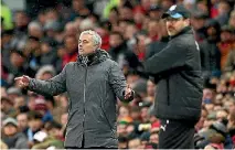  ?? PHOTO: GETTY IMAGES ?? Rival managers Jose Mourinho (Manchester United, left) and Huddersfie­ld Town’s David Wanger expressed reservatio­ns about the VAR system.