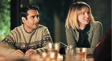  ?? LIONSGATE/AP]
[PHOTO BY ?? This image released by Lionsgate shows Kumail Nanjiani, left, and Zoe Kazan in a scene from, “The Big Sick.”