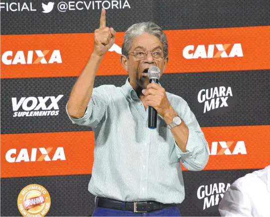  ??  ?? Raimundo Viana, da chapa Vitória Cada Vez Mais Forte, será candidato à reeleição no rubro-negro. Eleição do conselho está marcada para o dia 15
