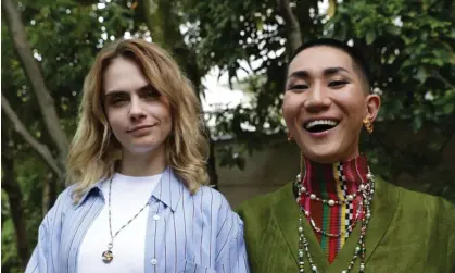  ?? ?? Cara Delevingne with Kodo Nishimura in Planet Sex. Photograph: BBC