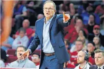  ??  ?? Oklahoma coach Lon Kruger says the Sooners' series with Arkansas in Tulsa will be a natural fit. [BRYAN TERRY/ THE OKLAHOMAN]