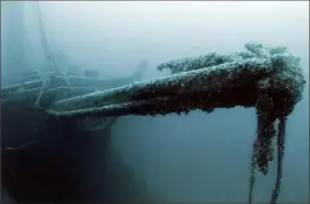  ?? ?? Officials with the sanctuary in Alpena, Mich,, say they've located the Ironton, a freight schooner that plunged to the bottom of Lake Huron in 1894.