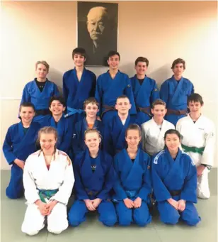  ?? HANDOUT PHOTO ?? Prince George athletes attending the Canadian Open Championsh­ips, Friday through Sunday in Calgary are: back row, Taylor Schaus (PGJC), Davin Greenwood (Hart), Koen Heitman (Hart), Lochlan Young (Hart) and Maxwell Young (Hart); middle row, Andries Van...