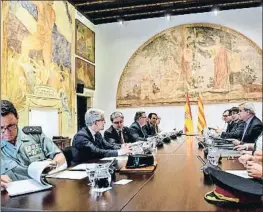  ??  ?? La última junta de seguridad se reunió en julio de 2017