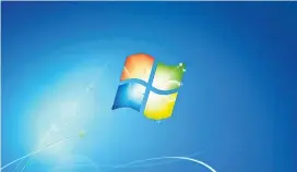  ??  ?? Der beliebte Windows-7-Bildschirm­hintergrun­d wird schon bald von vielen Rechnern verschwind­en.