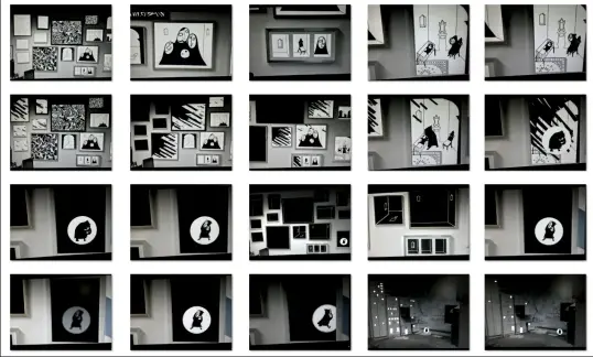  ??  ?? an original storyboard used for Mamoon during the preproduct­ion stage.