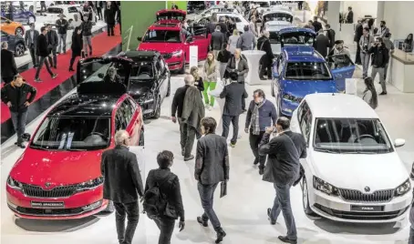  ?? BILD: SN/REED/KOLARIK ?? Österreich­s größte Automesse, die Vienna Autoshow, erwartet bis Sonntag über 150.000 Besucher.